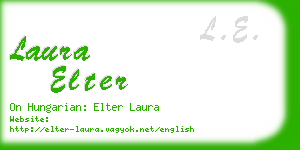 laura elter business card